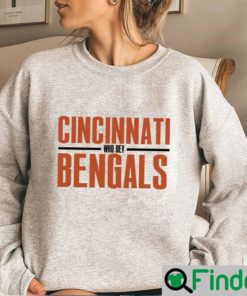 Who Dey Joe Burrow Bengals Shirt, Hoodie, Sweatshirt, Long Sleeve, T-shirt  - Q-Finder Trending Design T Shirt