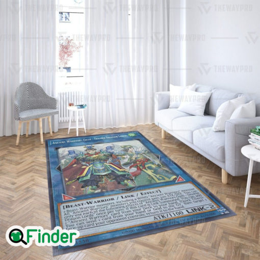 YuGiOh Ancient Warriors Oath Custom Trading Cards Game Rug