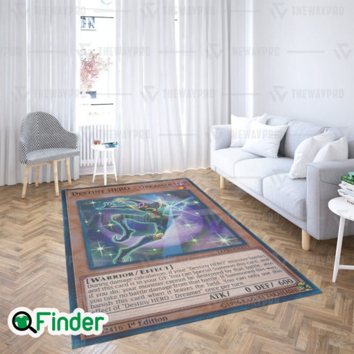 YuGiOh Destiny HERO Dreamer Custom Trading Card Game Rug