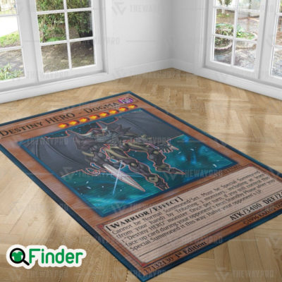 YuGiOh Destiny Hero Dogma Custom Trading Cards Game Rug