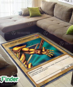 YuGiOh Exodia Left Arm of the Forbidden One Custom Trading Card Game Rugs