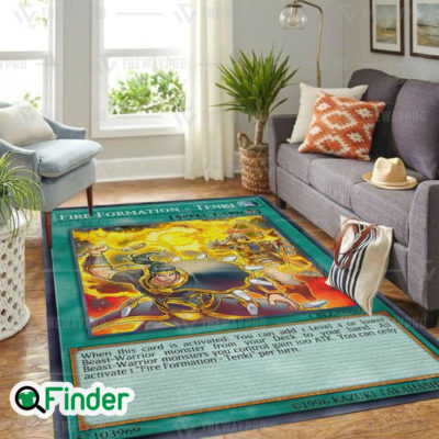 YuGiOh Fire Formation Tenki Custom Trading Card Game Rug