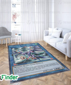 YuGiOh Hraesvelgr The Desperate Doom Eagle Custom Trading Cards Game Rug