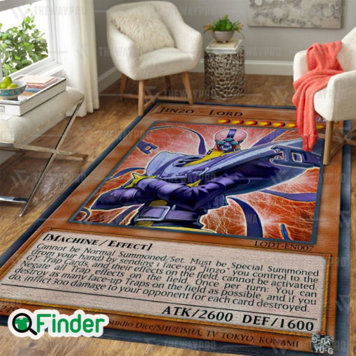 YuGiOh Jinzo Lord Custom Trading Card Game Rug