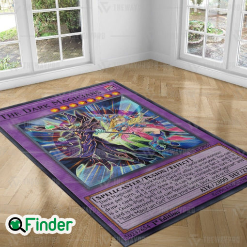 YuGiOh The Dark Magicians Custom Trading Cards Game Rug