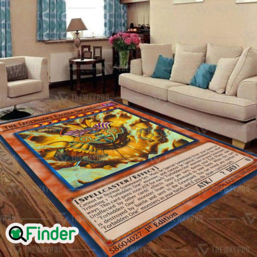 YuGiOh The Legendary Toon Exodia Custom Trading Card Game Rug