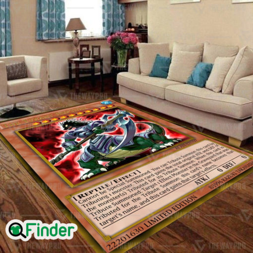 YuGiOh The Tyrant Neptune Custom Trading Card Game Rug