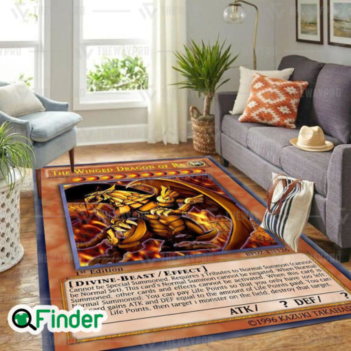 YuGiOh The Winged Dragon Of Ra Custom Trading Card Game Rugs