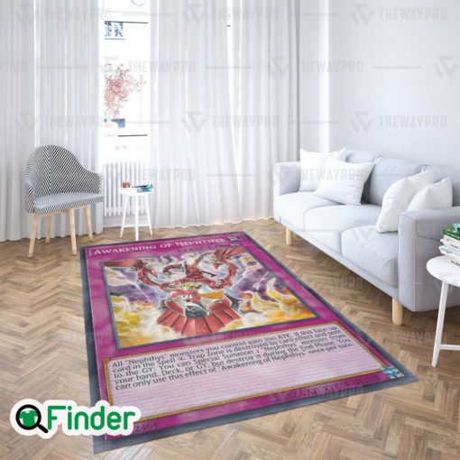 YuGiOh Trading Cards Game Awakening Of Nephthys Custom Rug