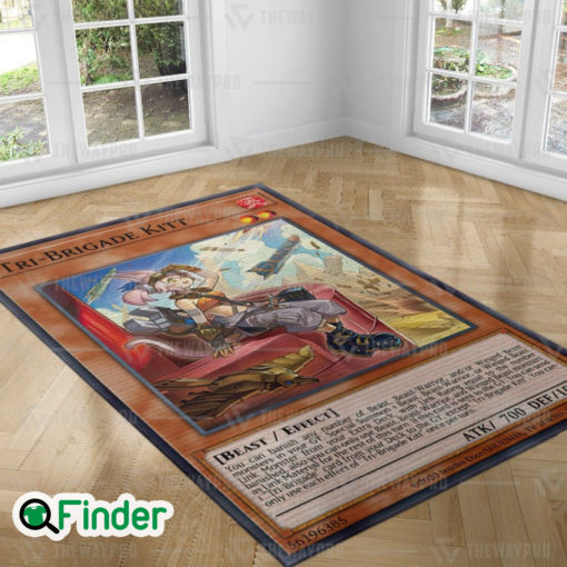 YuGiOh Tri Brigade Kitt Custom Trading Card Game Rug