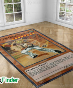 YuGiOh Tyler the Great Warrior Custom Trading Card Game Rug