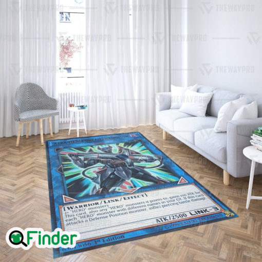 YuGiOh Xtra HERO Dread Decimator Custom Trading Card Game Rug