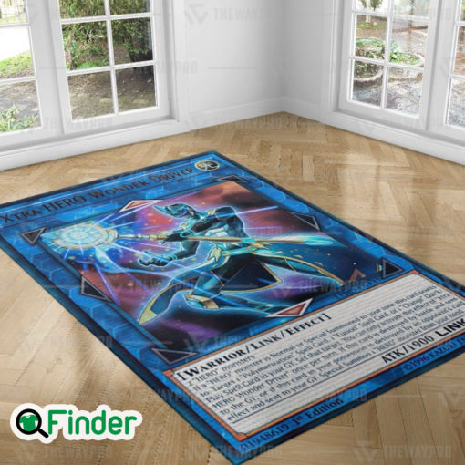 YuGiOh Xtra HERO Wonder Driver Custom Trading Cards Game Rug