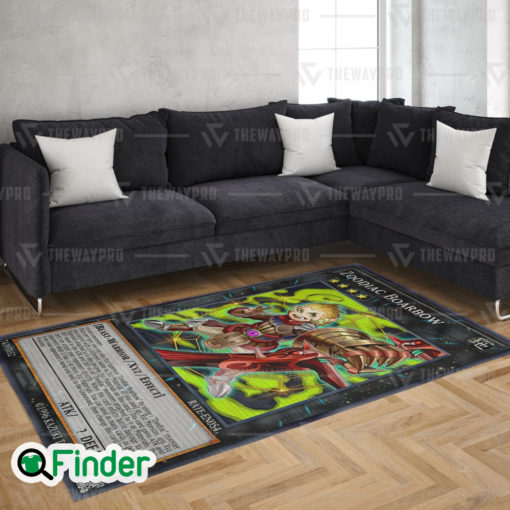 YuGiOh Zoodiac Boarbow Custom Trading Cards Game Rug