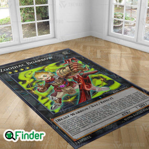 YuGiOh Zoodiac Boarbow Custom Trading Cards Game Rugs