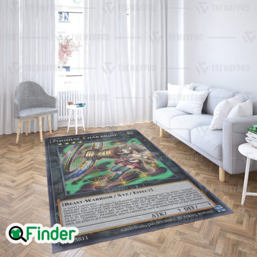 YuGiOh Zoodiac Chakanine Custom Trading Cards Game Rug