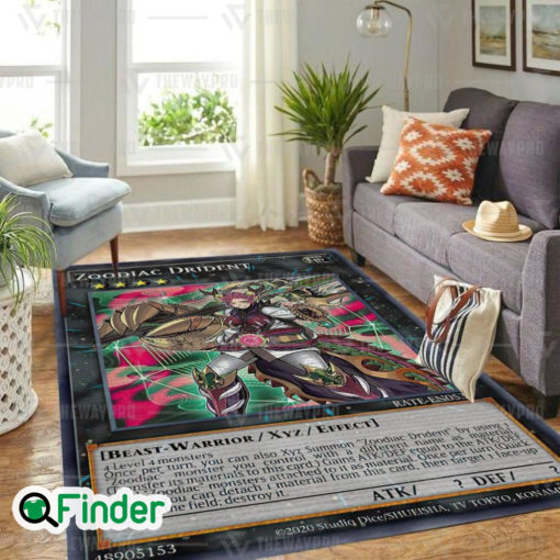 YuGiOh Zoodiac Drident Custom Trading Card Game Rug