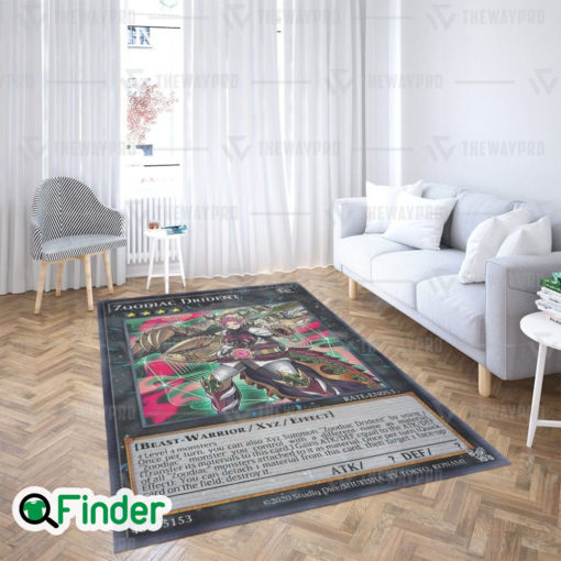 YuGiOh Zoodiac Drident Custom Trading Cards Game Rug