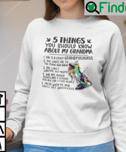 5 Things You Should Know About My Grandmasaurus Sweatshirt