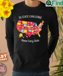 50 State Challenge Name Every US State Sweatshirt