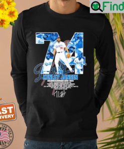 74 Kenley Jansen Los Angeles Dodgers 2010 2021 Signatures Sweatshirt