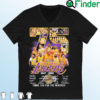 75 Years Of Los Angeles Lakers 1947 2022 Signatures Thank You For The Memories Shirt