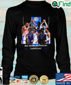 ACC Regular Season Champions 2021 2022 Long SLeeve