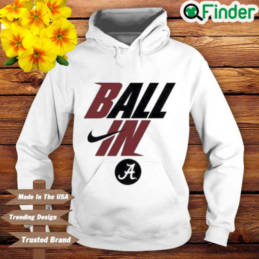 Alabama Crimson Tide Nike Youth Ball In Bench Hoodie