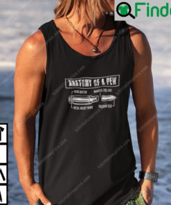 Anatomy Of A Pew Tank Top Gun Lovers Gift