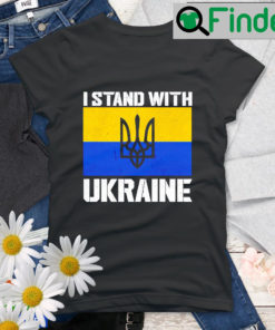 Anti Putin I Stand With Ukraine War Ukranian Support Shirt