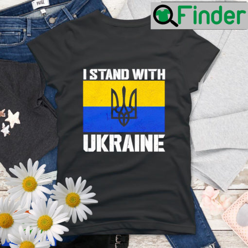 Anti Putin I Stand With Ukraine War Ukranian Support Shirt