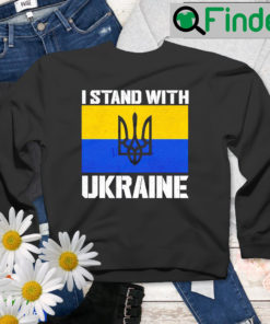 Anti Putin I Stand With Ukraine War Ukranian Support Sweatshirt