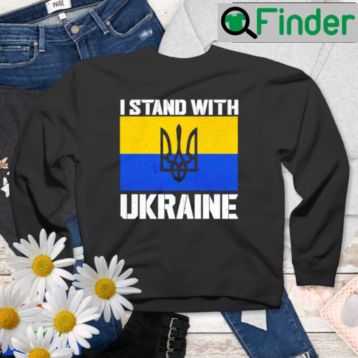 Anti Putin I Stand With Ukraine War Ukranian Support Sweatshirt