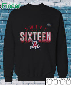 Arizona Wildcats 2022 NCAA Mens Basketball Tournament March Madness Sweet Sixteen Jumpball Sweatshirt