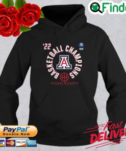 Arizona Wildcats 2022 PAC 12 Mens Basketball Champions Hoodie