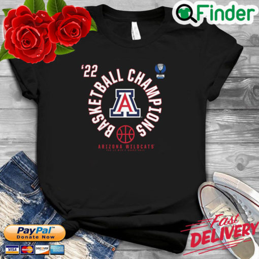 Arizona Wildcats 2022 PAC 12 Mens Basketball Champions Shirt