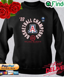 Arizona Wildcats 2022 PAC 12 Mens Basketball Champions Sweatshirt