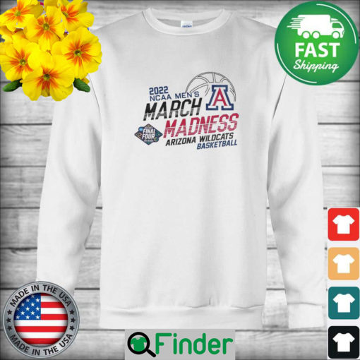 Arizona Wildcats basketball 2022 NCAA mens March Madness Final Four New Orleans sweatshirt