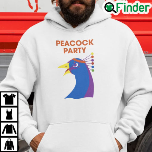 Auburn Peacock Hoodie Peacock Party