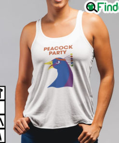 Auburn Peacock Tank Top Peacock Party