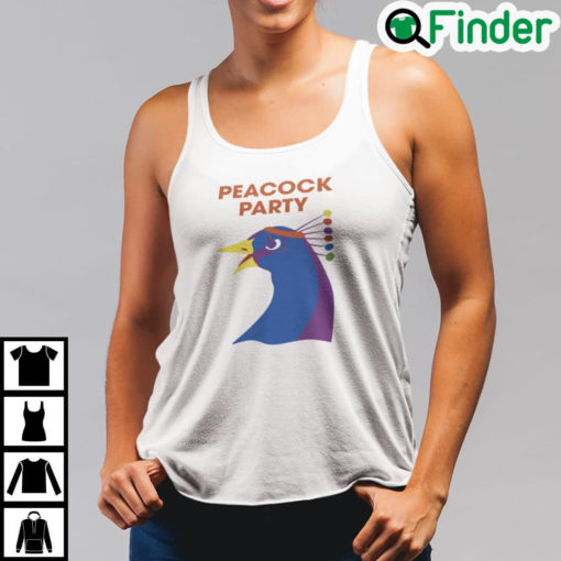 Auburn Peacock Tank Top Peacock Party