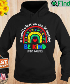 Autism Awareness Day In A World Where You Can Be Anything Hoodie