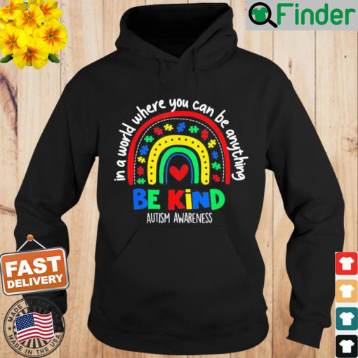 Autism Awareness Day In A World Where You Can Be Anything Hoodie