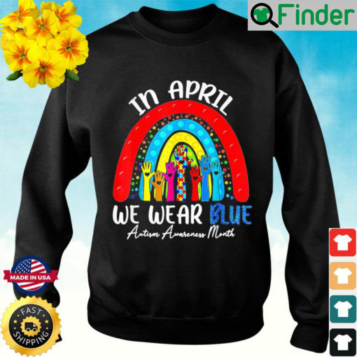 Autism Awareness Puzzle Piece Fidget Rainbow Group Matching Sweatshirt