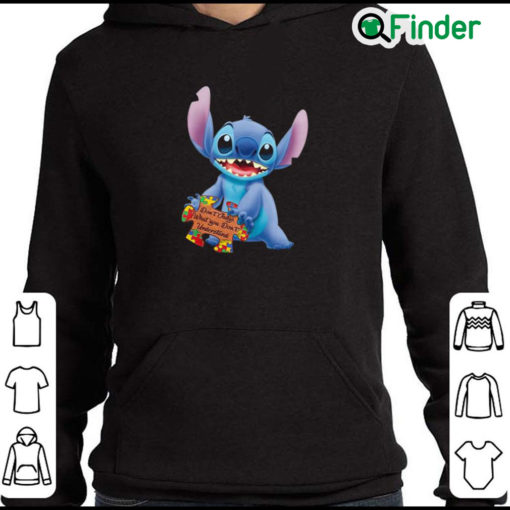 Awesome Disney Stitch hold Autism Awareness dont judge what you dont understand Hoodie