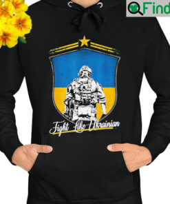 Awesome Fight Like Ukrainian Ukraine Flag Stand With Ukraine Support 2022 Hoodie