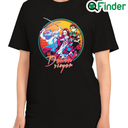 Awesome Kimetsu No Yaiba Demon Slayer Retro Vintage T Shirt