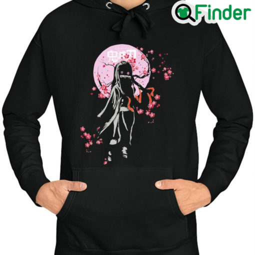 Awesome Nezuko Sakura Demon Slayer Hoodie