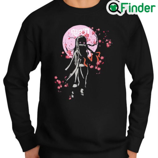 Awesome Nezuko Sakura Demon Slayer Sweatshirt