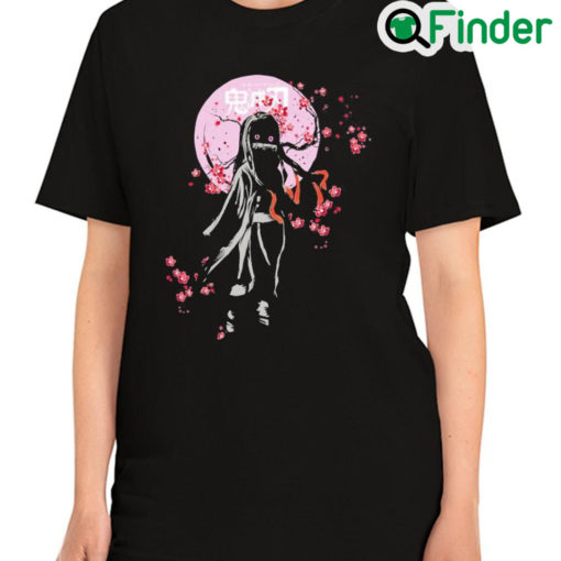 Awesome Nezuko Sakura Demon Slayer T Shirt